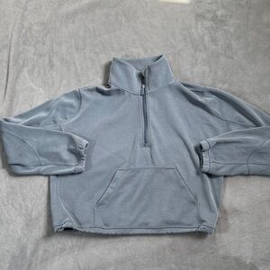 lululemon softstreme half zip pullover, size 12